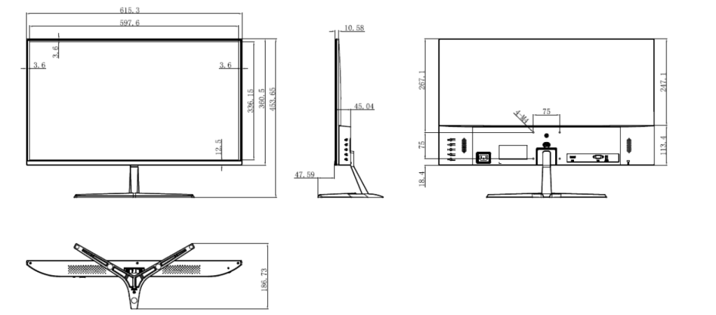 27寸商用辦公顯示器